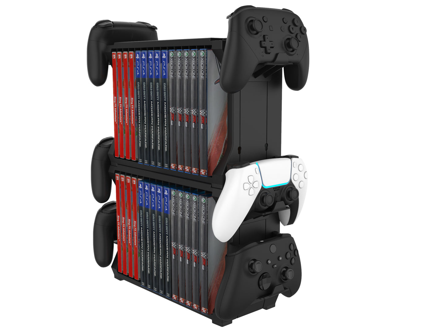 Stackable Disc & Controller Storage